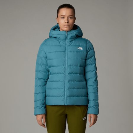 The North Face Aconcagua Iii-jas Met Capuchon Voor Dames Algae Blue female