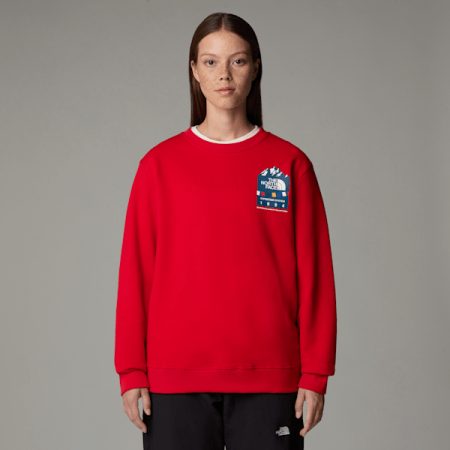 The North Face Anniversary-sweatshirt Voor Dames Tnf Red female