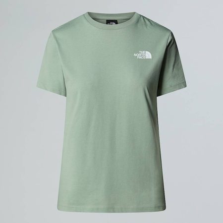 The North Face Blanca-t-shirt Voor Dames Slate Moss female