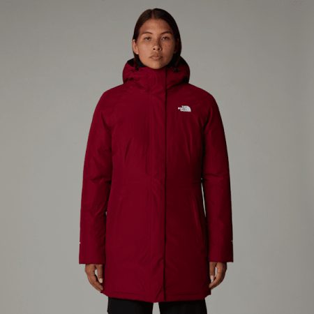 The North Face Brooklyn-parka Voor Dames Beetroot female