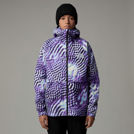 The North Face Build Up-jas Voor Dames Peak Purple The Lift Print female