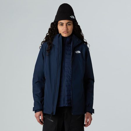 The North Face Carto Mono Triclimate 3-in-1-jas Met Capuchon Voor Dames Summit Navy female