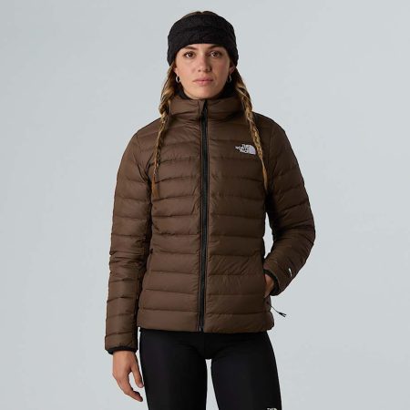 The North Face Classic-donsjas Met Capuchon Voor Dames Smokey Brown female