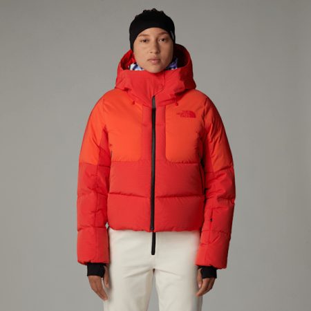 The North Face Cropped Cold Spell-donsjas Voor Dames Fiery Red-crimson Orange female