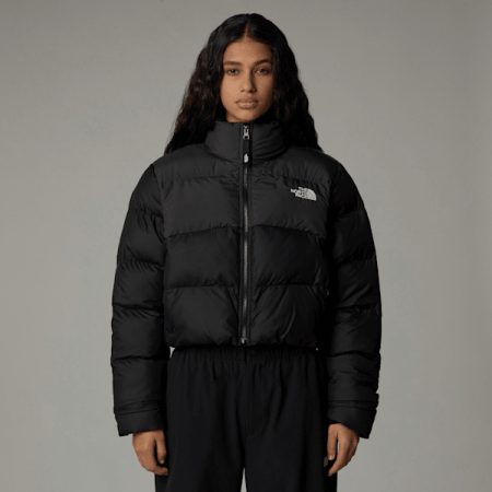 The North Face Cropped Saikuru-jas Voor Dames Tnf Black-asphalt Grey female