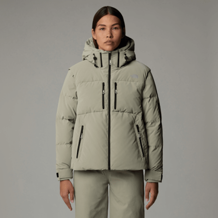 The North Face Afneembare Donsjas Voor Dames Clay Grey female