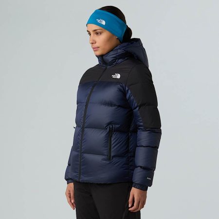 The North Face Diablo 2.0-donsjas Met Capuchon Voor Dames Estate Blue Black Heather-tnf Black female