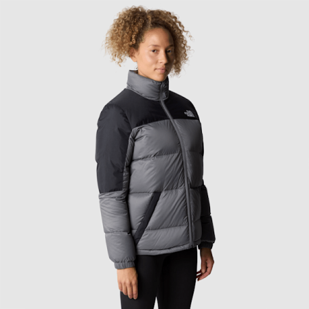 The North Face Diablo-donsjas Voor Dames Smoked Pearl-tnf Black female