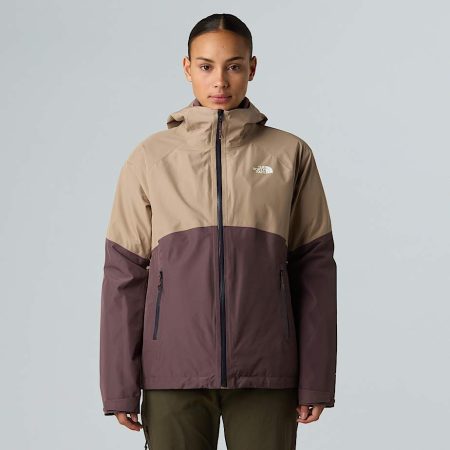 The North Face Inritsbare Diablo Dynamic-jas Voor Dames Mushroom Grey-tawny Quartz female