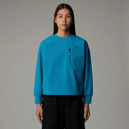 The North Face Dubbellaags Sweatshirt Voor Dames Alkaline Blue female