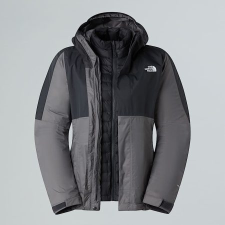 The North Face Geïsoleerde Dryvent™ Triclimate 3-in-1-donsjas Voor Dames Smoked Pearl-asphalt Grey female