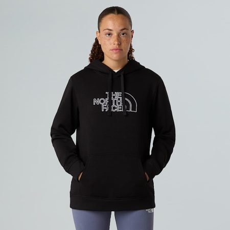 The North Face Drew Peak Light-hoodie Voor Dames Tnf Black-tnf White female