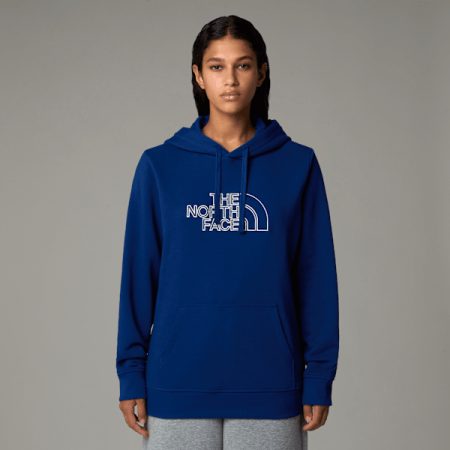 The North Face Drew Peak Light-hoodie Voor Dames Estate Blue-white Dune female