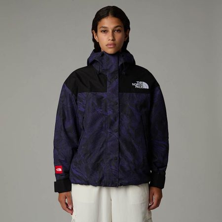 The North Face Dryvent™ Mono-bergjas Voor Dames Peak Purple 3d Summit Mesh Print-tnf Black female