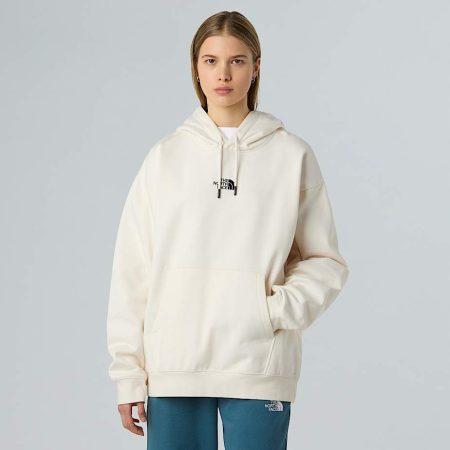 The North Face Essential-hoodie Voor Dames White Dune female
