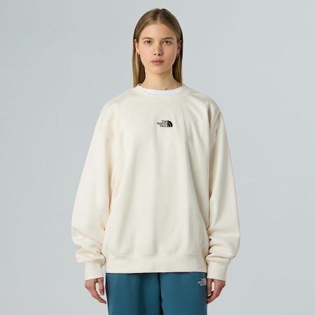 The North Face Essential-sweatshirt Voor Dames White Dune female