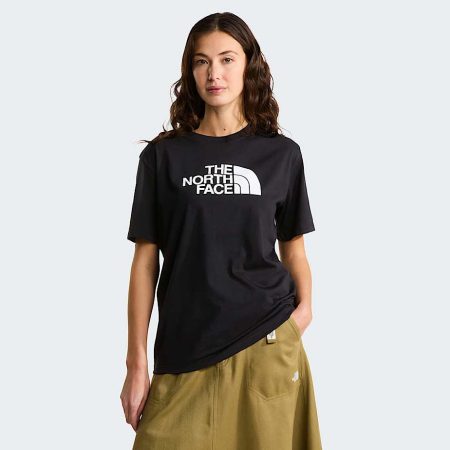 The North Face Evolution Half Dome Relaxed T-shirt Voor Dames Tnf Black-tnf White female