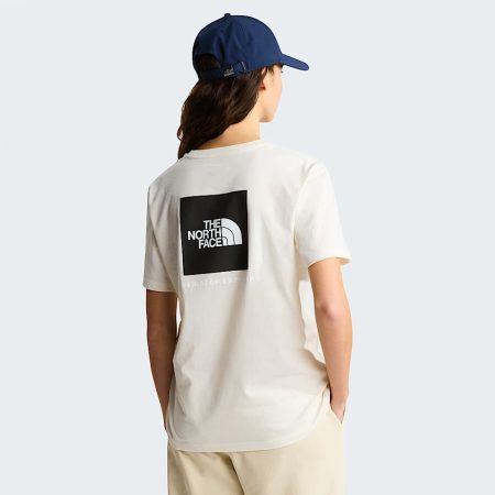 The North Face Evolution Nse Box Relaxed T-shirt Voor Dames White Dune female