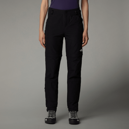 The North Face Exploration Straight-afritsbare Broek Voor Dames Tnf Black-npf female