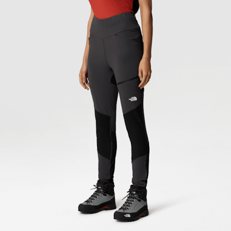 The North Face Felik Alpine-legging Voor Dames Asphalt Grey-tnf Black-tnf Black female