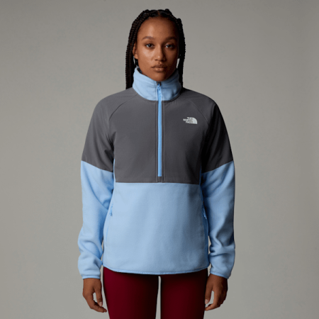 The North Face Zware Glacier-fleece Met Halve Rits Voor Dames Cornflower-smoked Pearl female