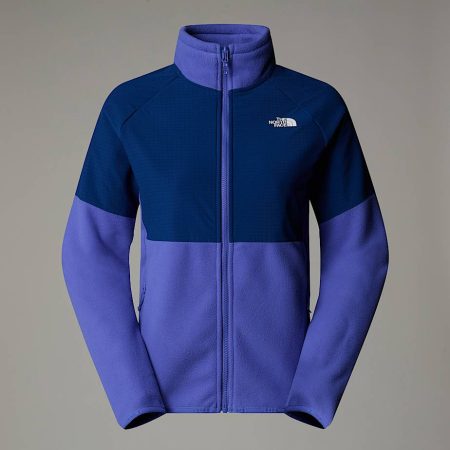 The North Face Zware Glacier-fleece Met Volledige Rits Voor Dames Indigo Plum-estate Blue-summit Navy female