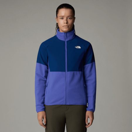 The North Face Zware Glacier-fleece Met Volledige Rits Voor Dames Indigo Plum-estate Blue-summit Navy female