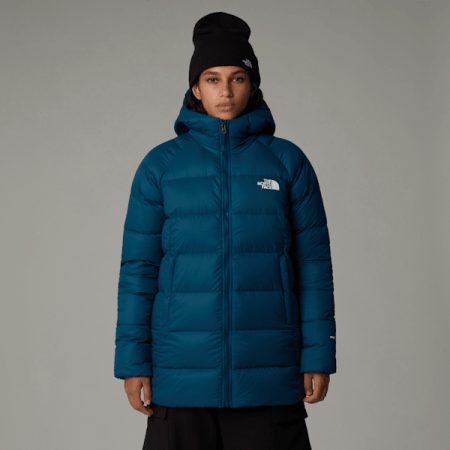 The North Face Hyalite-donsparka Met Capuchon Voor Dames Midnight Petrol female