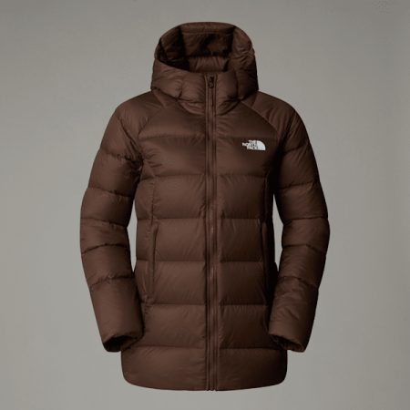 The North Face Hyalite-donsparka Met Capuchon Voor Dames Smokey Brown female