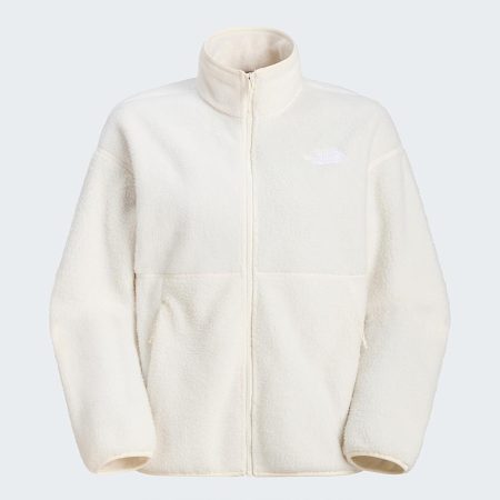 The North Face Koian Hoogpolige Fleecejas Voor Dames White Dune female