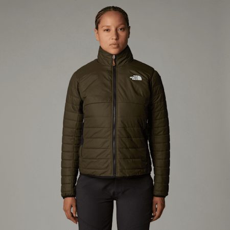 The North Face Geïsoleerde Synthetische Mikeno-jas Voor Dames New Taupe Green-tnf Black-tnf Black female