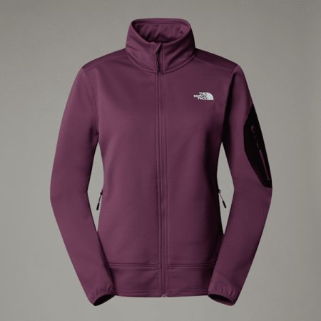 The North Face Mistyescape-fleecejas Voor Dames Midnight Mauve-tnf Black female