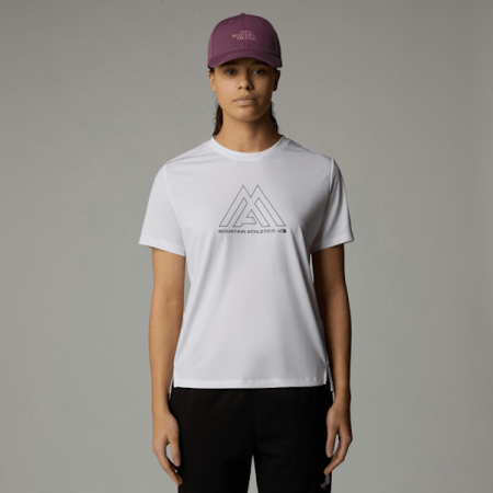 The North Face Mountain Athletics-flex-t-shirt Voor Dames Tnf White female