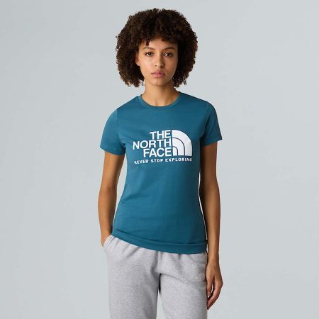The North Face New Peak-t-shirt Voor Dames Mallard Blue female