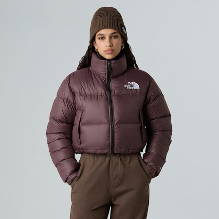 The North Face Nuptse-korte Jas Voor Dames Tawny Quartz female