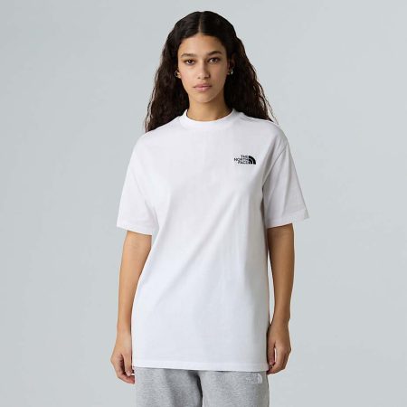 The North Face Oversized Simple Dome-t-shirt Voor Dames Tnf White female
