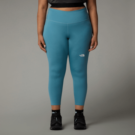 The North Face Plus Size Flex 7/8-legging Met Hoge Taille Voor Dames Algae Blue female