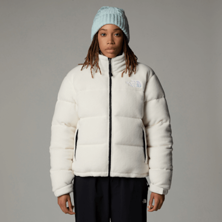 The North Face Polar Nuptse-jas Voor Dames White Dune female