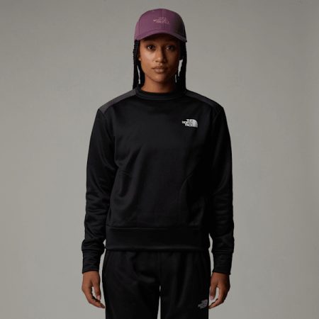 The North Face Reaxion-fleece Sweatshirt Voor Dames Tnf Black-asphalt Grey female