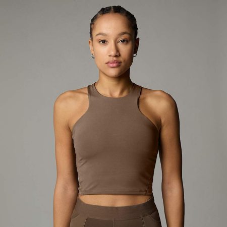 The North Face Refina Longline-beha Voor Dames Latte female