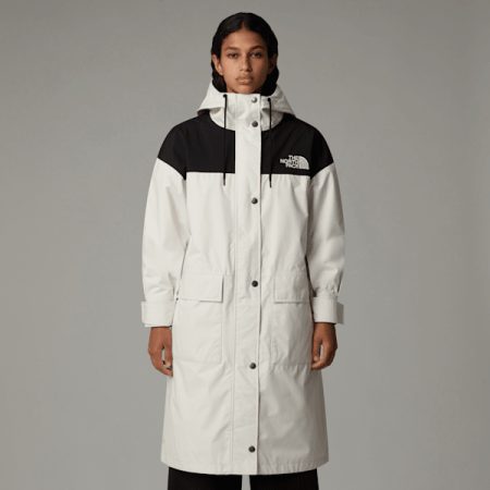 The North Face Reign On-parka Voor Dames White Dune-tnf Black female