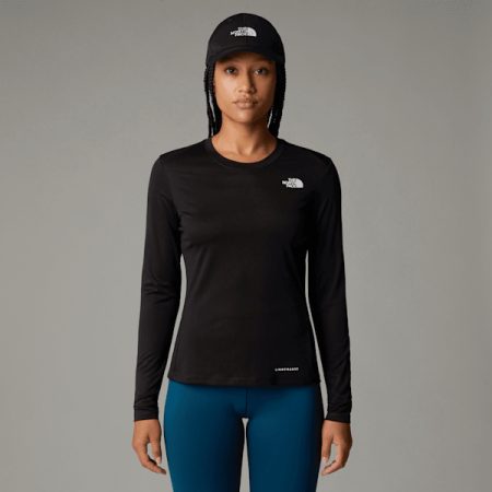 The North Face Shadow-t-shirt Met Lange Mouwen Voor Dames Tnf Black female