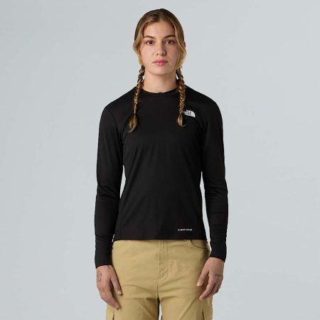 The North Face Shadow-t-shirt Met Lange Mouwen Voor Dames Tnf Black female