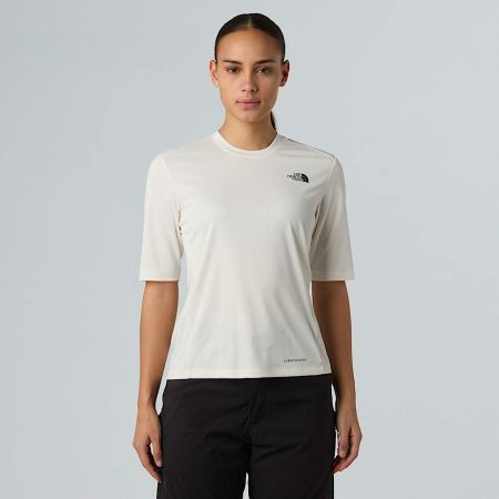 The North Face Shadow-t-shirt Voor Dames White Dune female