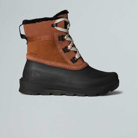The North Face Waterdichte Shellista V Shorty-schoenen Voor Dames Burnt Umber-tnf Black female