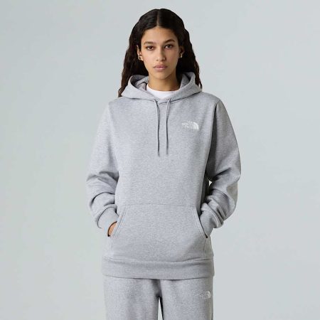 The North Face Simple Dome-hoodie Voor Dames Tnf Light Grey Heather female