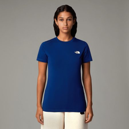 The North Face Simple Dome-t-shirt Voor Dames Estate Blue female