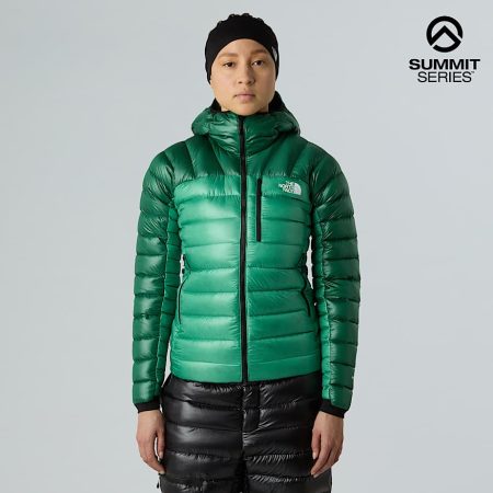 The North Face Summit Breithorn-donsjas Met Capuchon Voor Dames Nebula Green-evergreen female