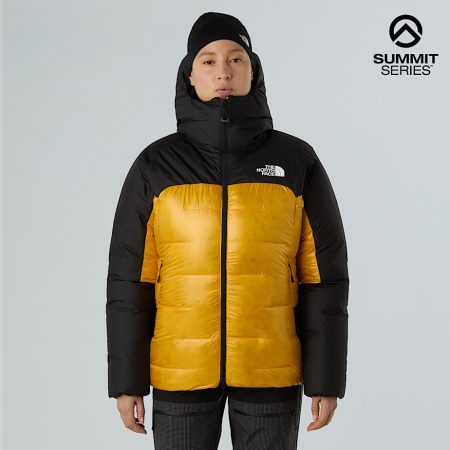 The North Face Summit Himalayan-donsparka Voor Dames Summit Gold-tnf Black female