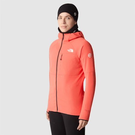 The North Face Summit Series™ Futurefleece™ Lt-jas Met Capuchon Voor Dames Radiant Orange female